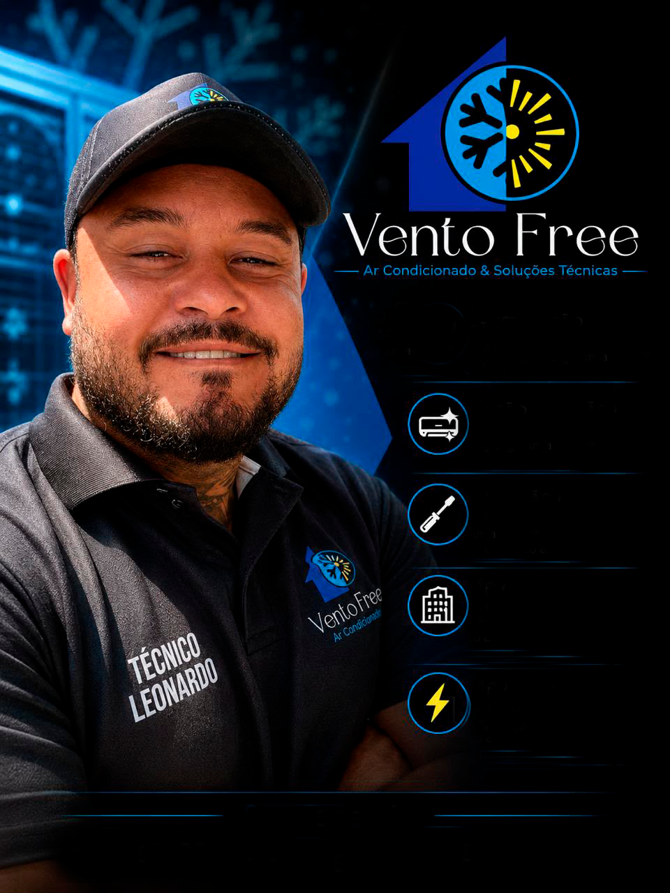 Leonardo — Técnico Especialista Vento Free Ar Condicionado Zona Leste SP